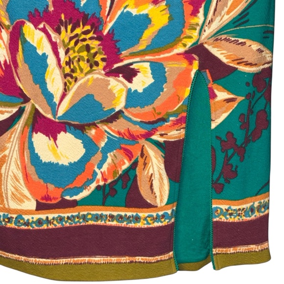 MAEVE by ANTHROPOLOGIE floral tapestry pencil skirt MEDIUM - Picture 4 of 7